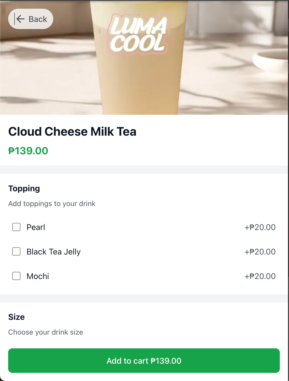 Product Customization Options